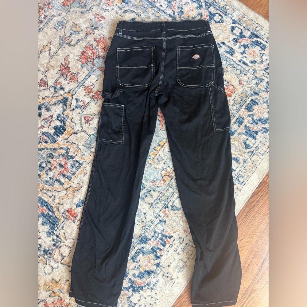 Dickies - Black Contrast Carpenter Pants - Picture 7 of 9